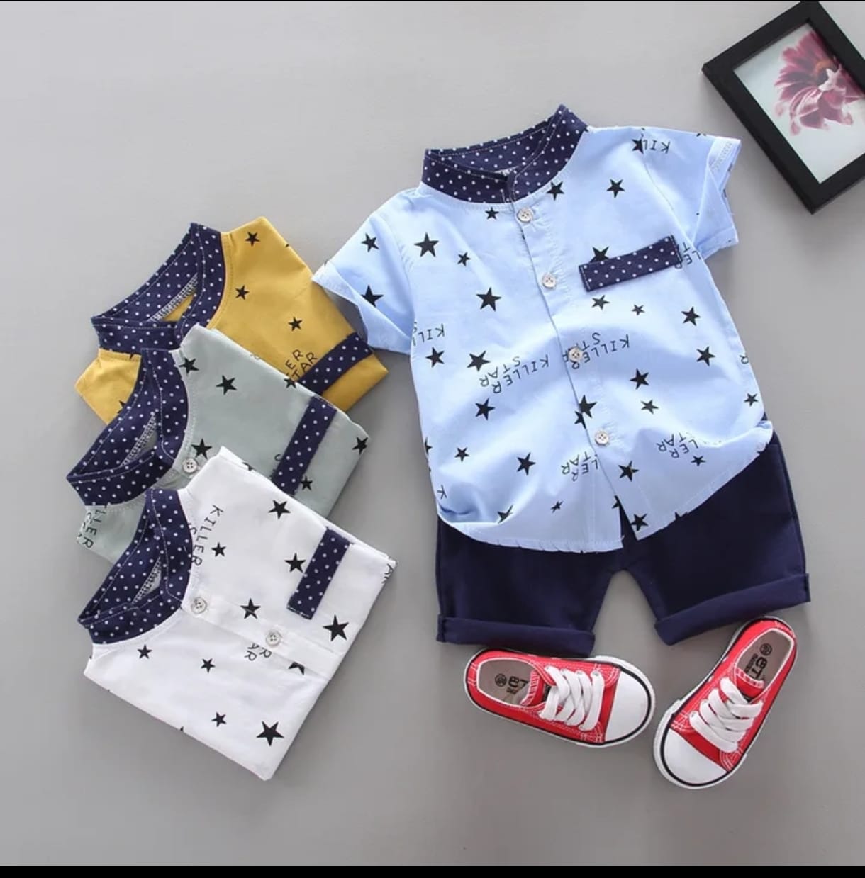 Boys' Shirt and Shorts Sets