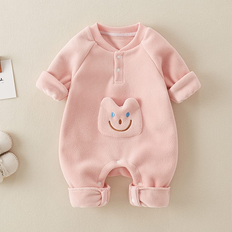 Velvet Rompers for Baby’ Winter Fun