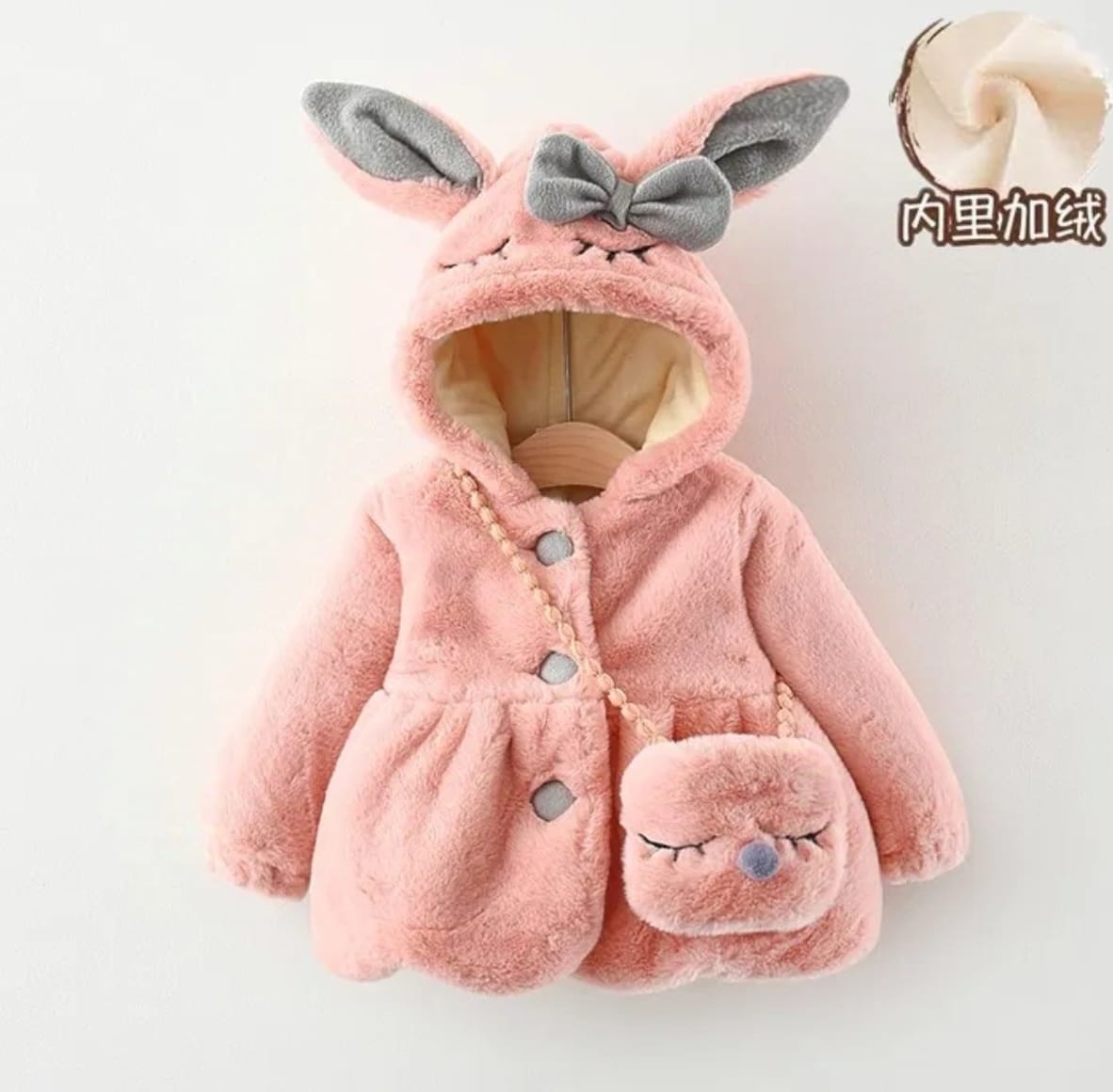 Stylish Fluffy Woolen Coats for Girls