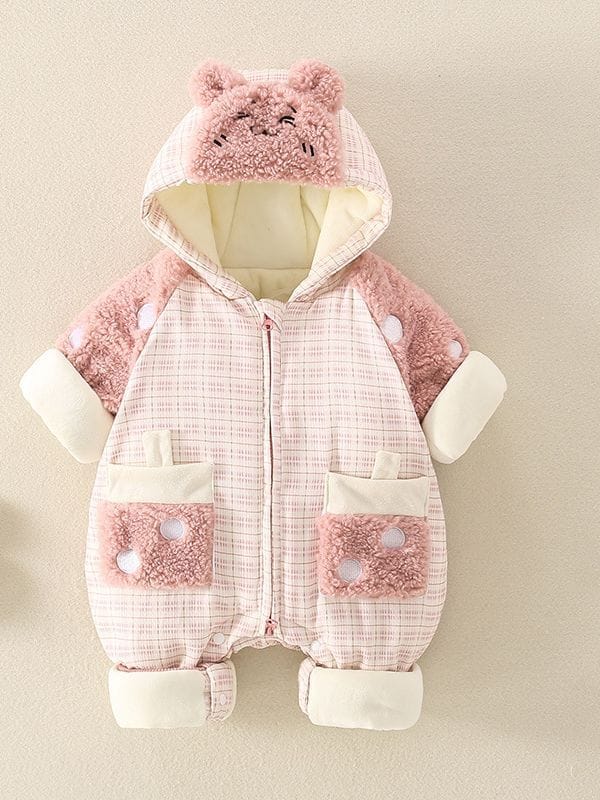 Quilted Rompers for Baby’ Winter Fun