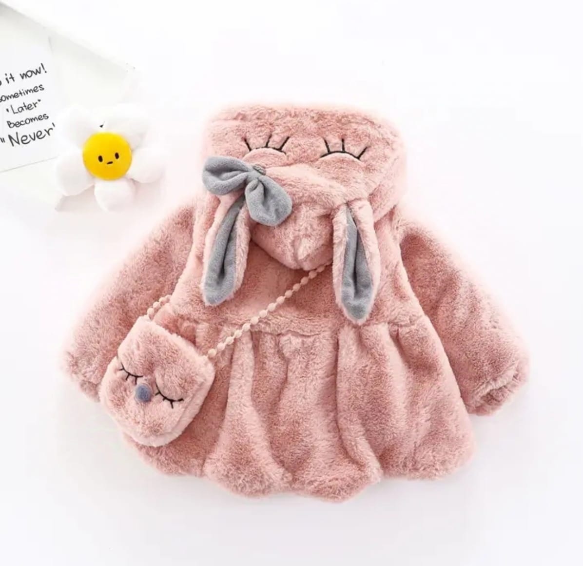 Stylish Fluffy Woolen Coats for Girls