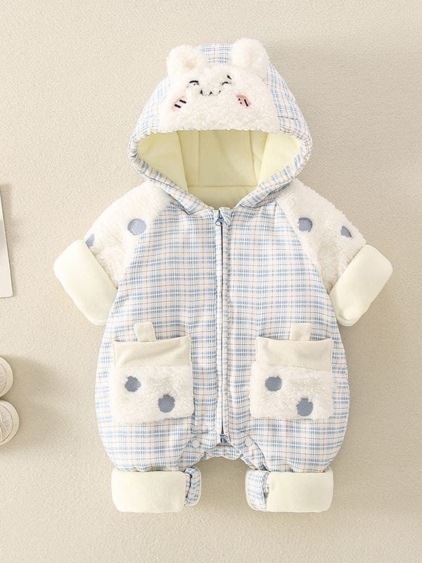 Quilted Rompers for Baby’ Winter Fun