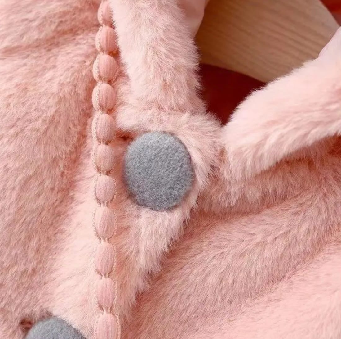 Stylish Fluffy Woolen Coats for Girls