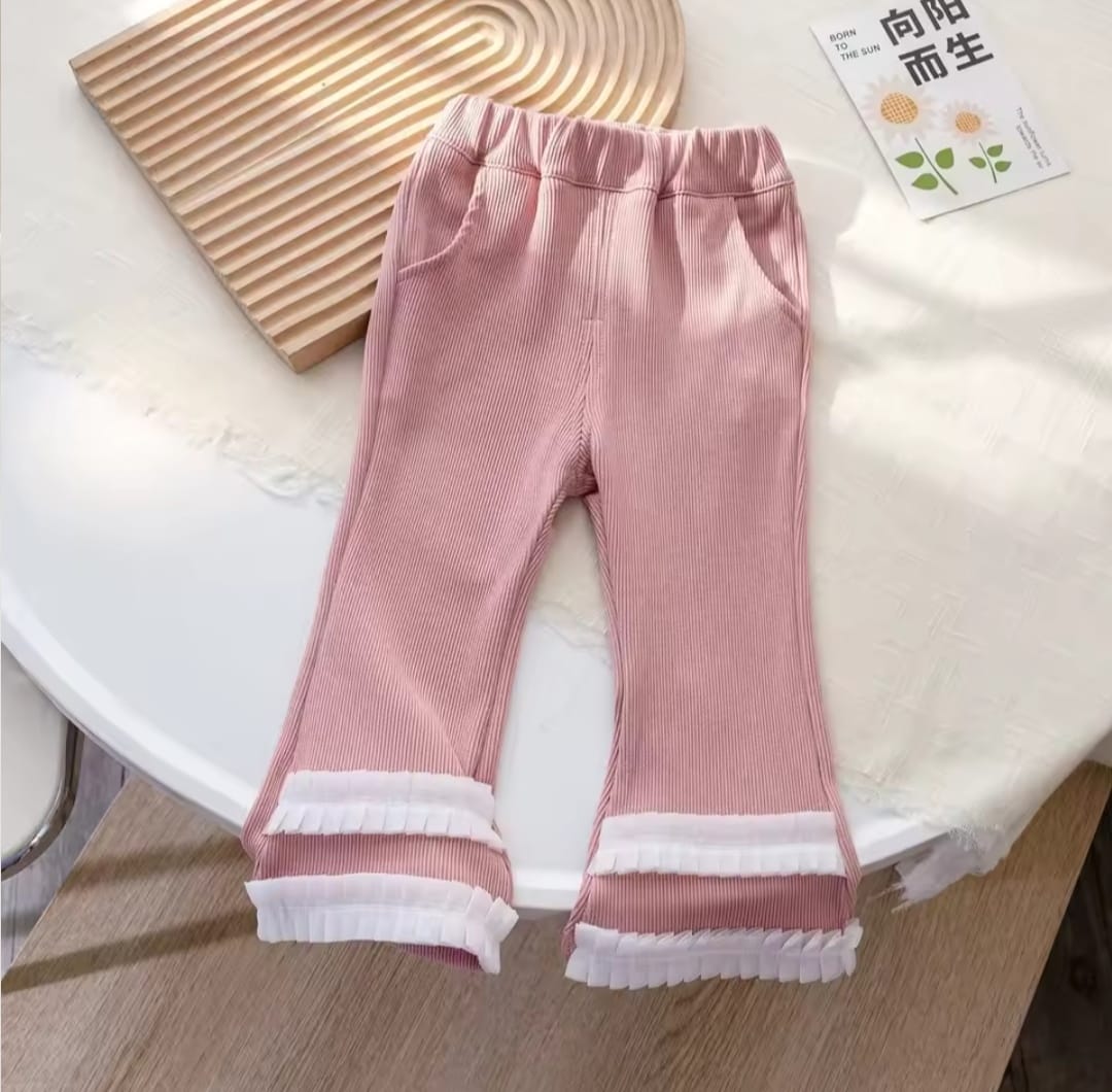 Girls Lace Sweatshirt Set
