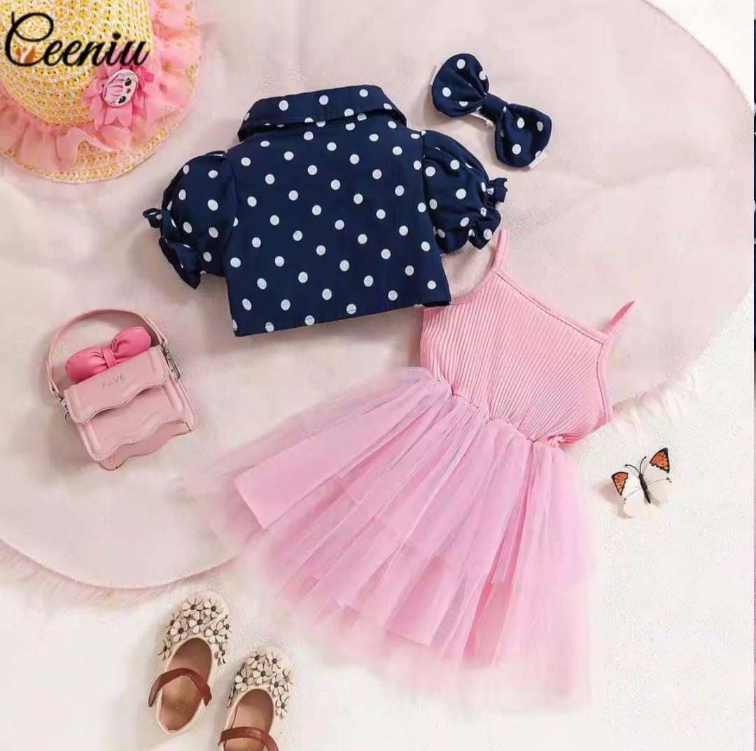 Girls Polka Dot 3psc Set