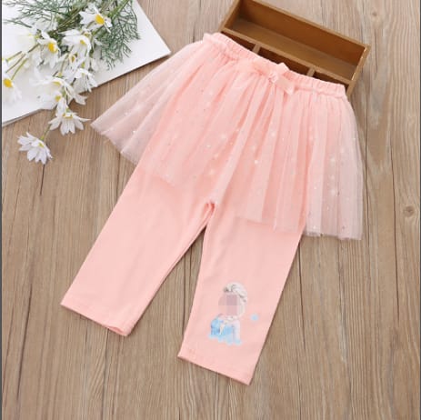 Girls Elsa Skirt Tights