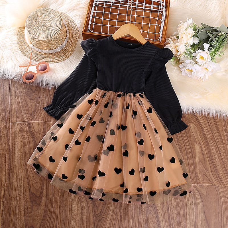 "Elegant and Cozy Girls' Frocks"