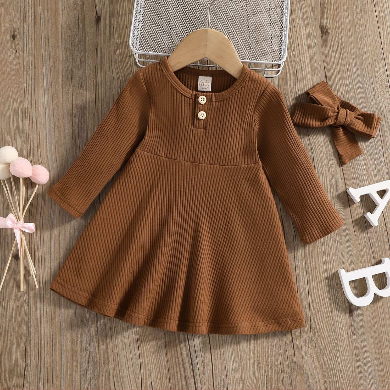 "Elegant and Cozy Girls' Frocks"