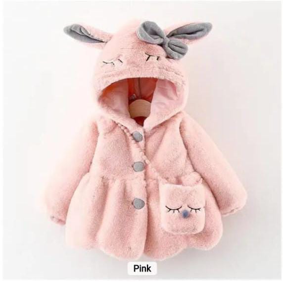 Stylish Fluffy Woolen Coats for Girls