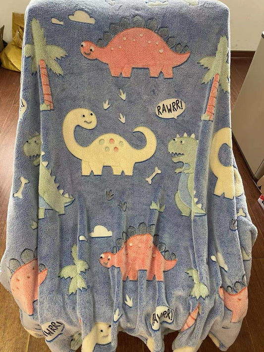 Luminous fleece children blanket