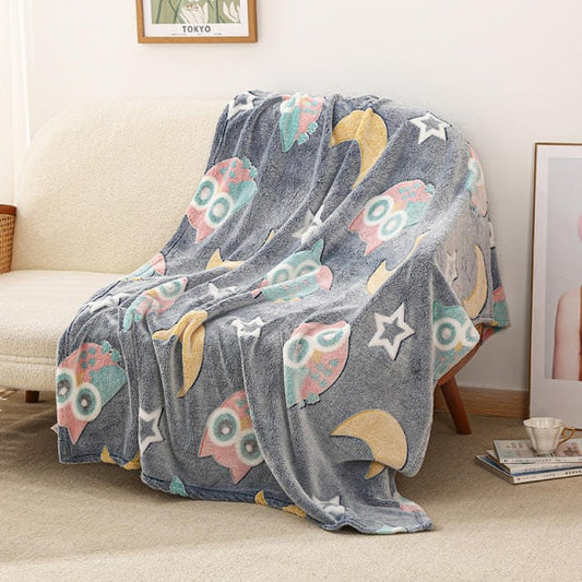 Luminous fleece children blanket