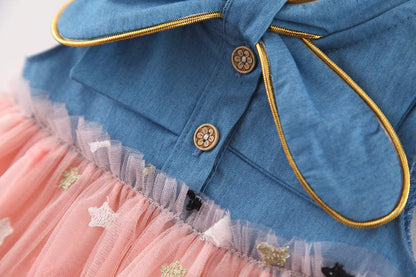 Denim Frocks for Girls
