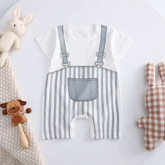 "Bright and Breezy: Baby Summer Rompers for Sunny Days"