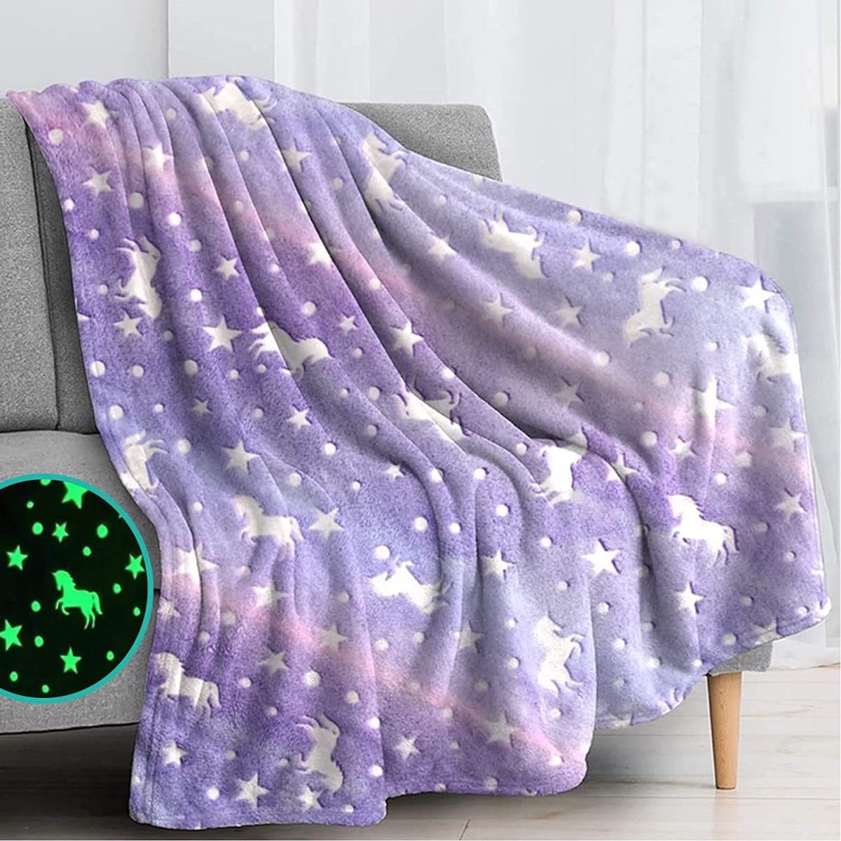 Luminous fleece children blanket