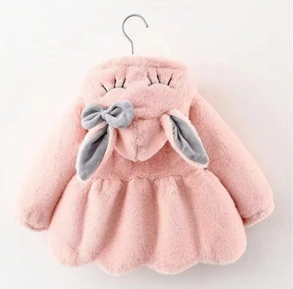Stylish Fluffy Woolen Coats for Girls