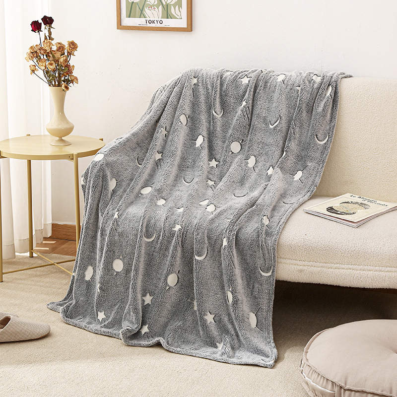 Luminous fleece children blanket