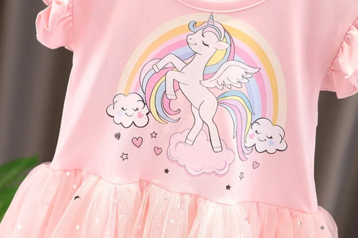 "Enchanted Unicorn Dreams: Mystical Frocks for Magical Moments"